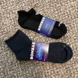 Bombas Men's Athletic Socks in Black and Dark Blue